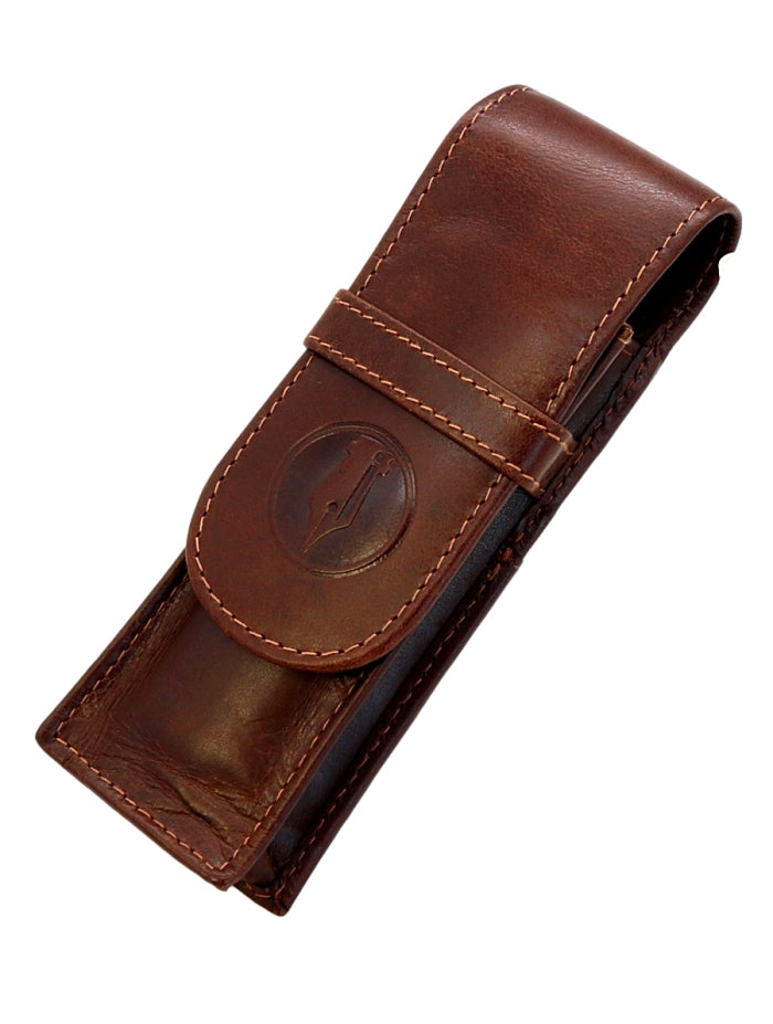 FPR Compact Two Pen Leather Case