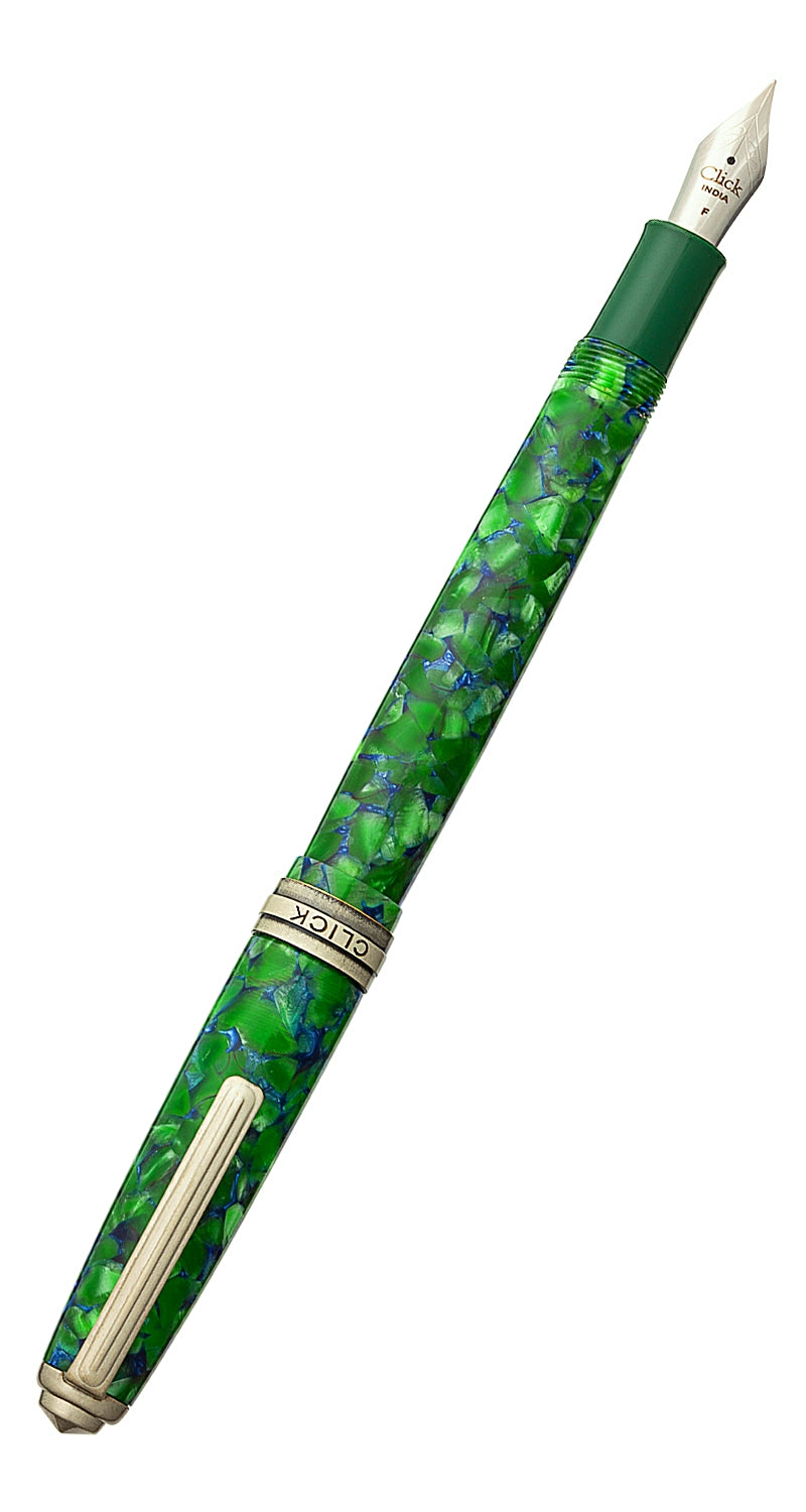 Click Falcon Ebonite/Acrylic Fountain Pen