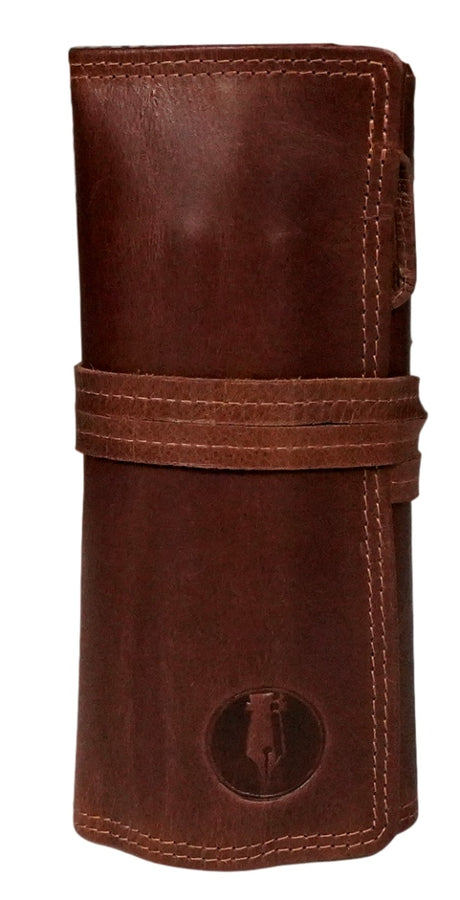 FPR Leather 6 Pen Roll-Up Pouch - Mix and Match BOGO
