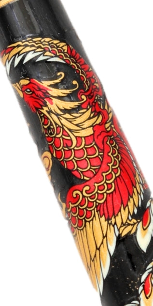 FPR Tanoshii Urushi Art Fountain Pen - 14k Gold Nib