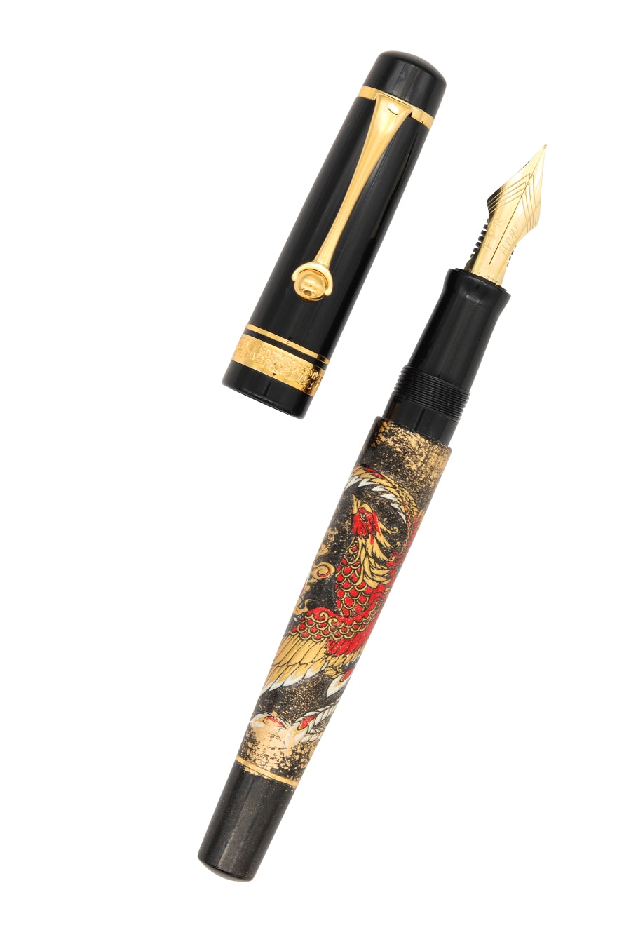 FPR Tanoshii Urushi Art Fountain Pen - 14k Gold Nib