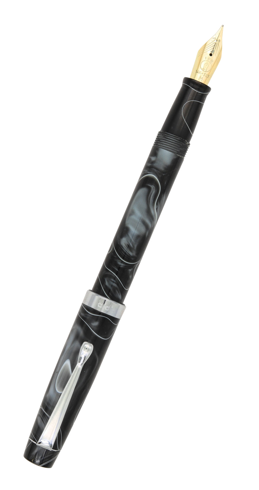 FPR Himalaya  V2-Chrome Fountain Pen -14k Gold Nib