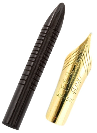FPR #5.5 14k Gold Flex Nib and 5.1mm Ebonite Flex Feed Combo