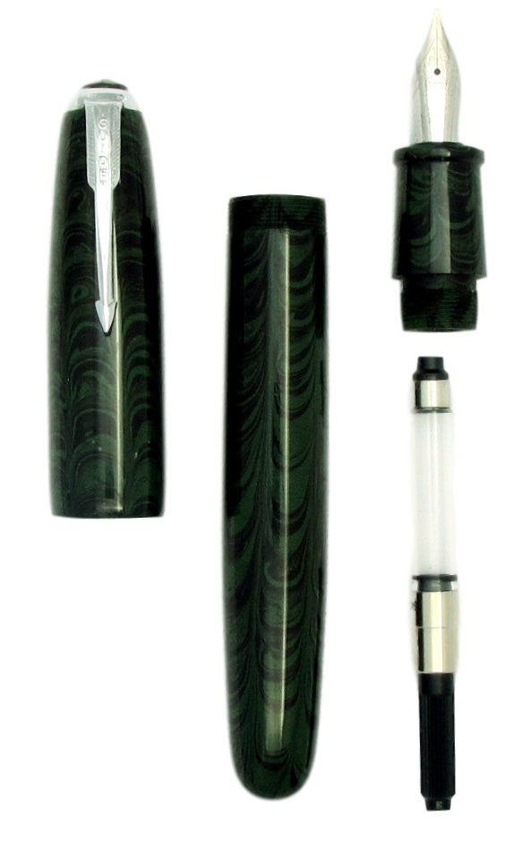 Guider Zimbo Ebonite Fountain Pen (Schmidt Upgrade)