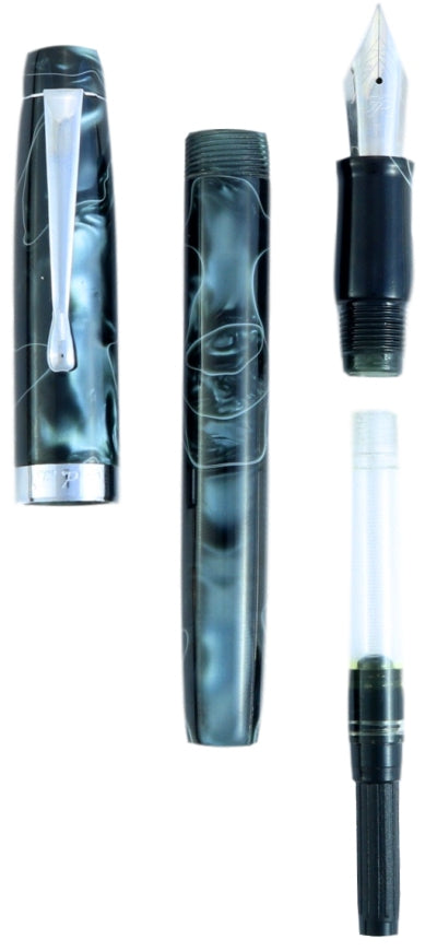 FPR Himalaya  V2-Chrome Fountain Pen -14k Gold Nib