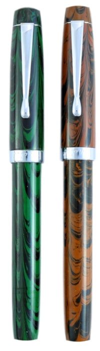 FPR Himalaya  V2-Chrome Fountain Pen -14k Gold Nib