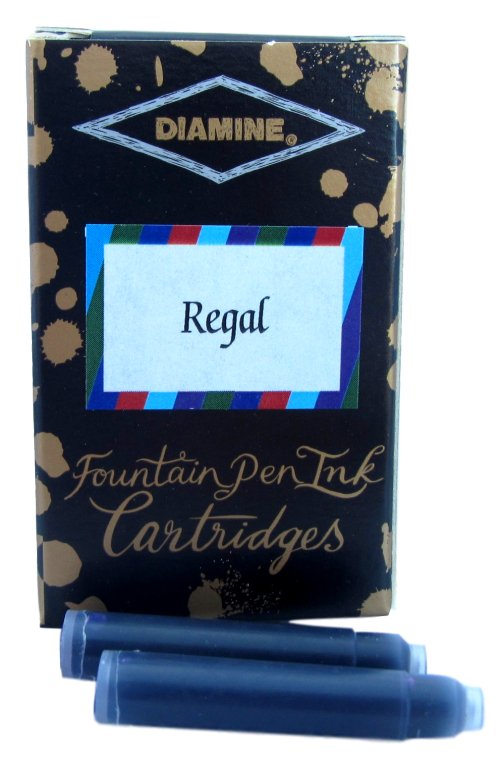 Diamine Regal Fountain Pen Ink Cartridge Set