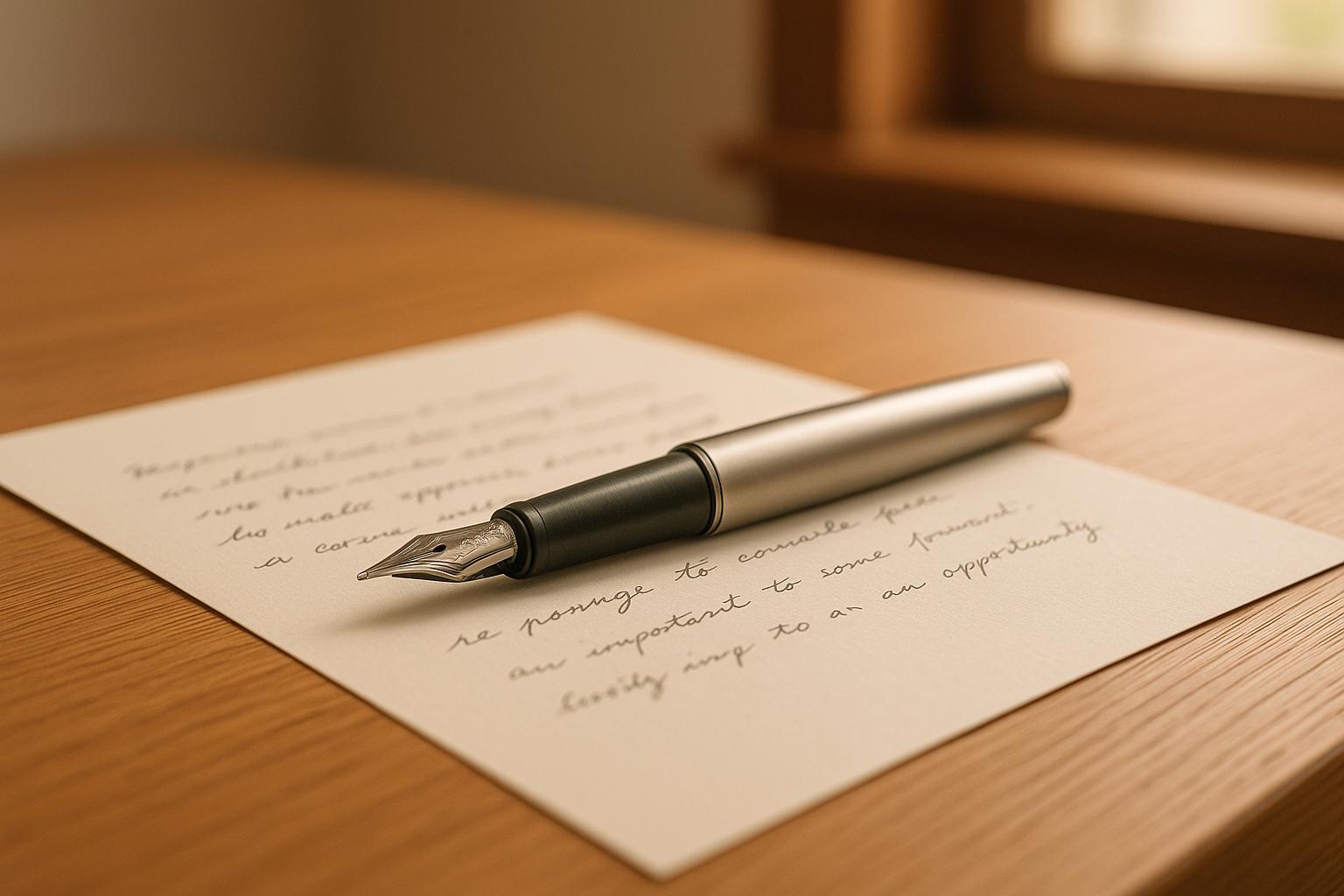 How to Choose Your First Fountain Pen: Complete Guide