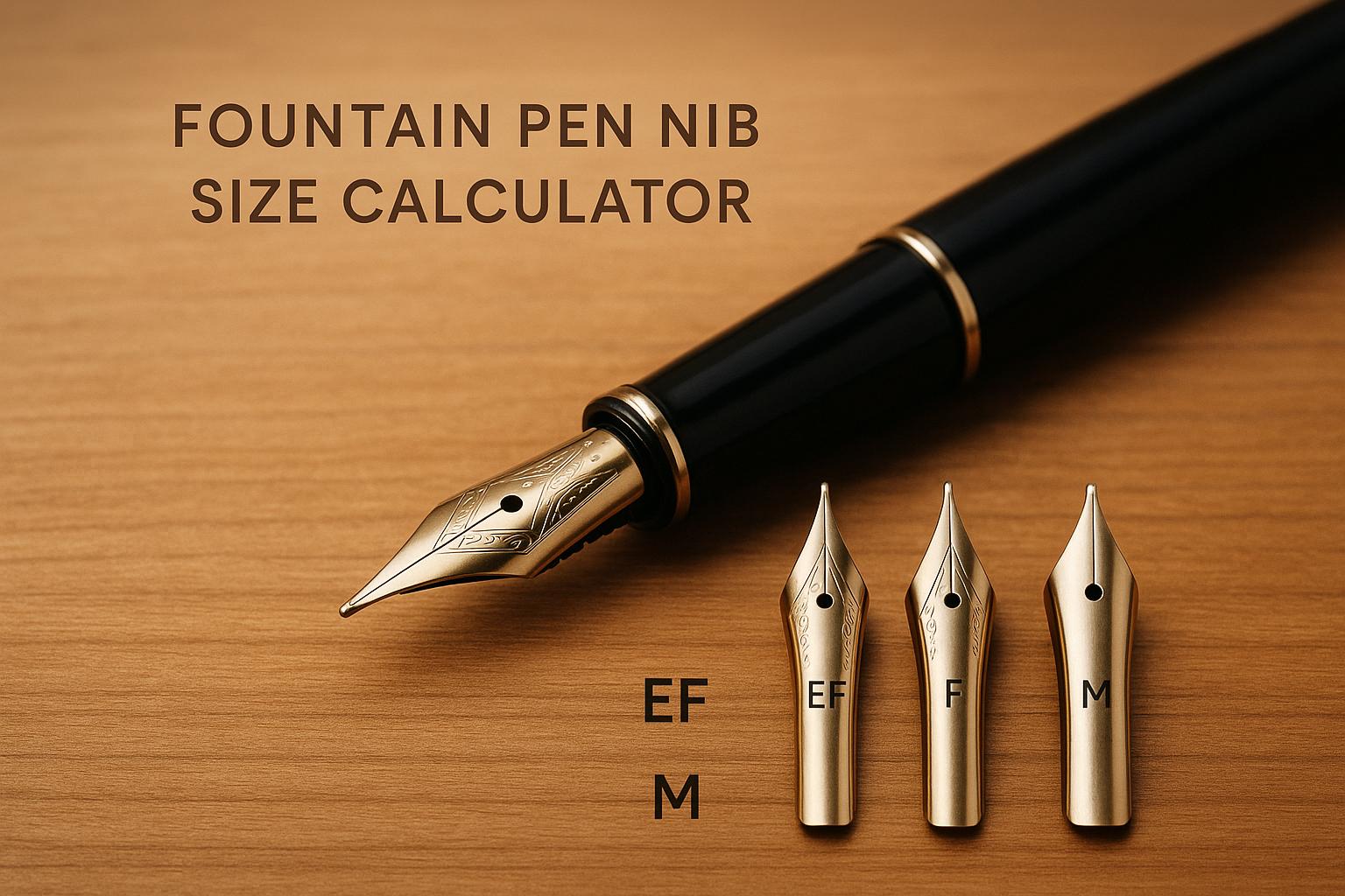 Fountain Pen Nib Size Calculator
