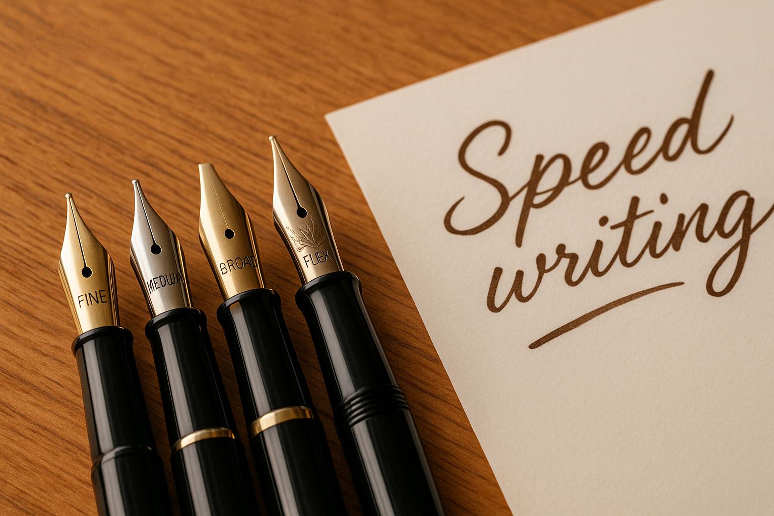 Fountain Pen Nibs for Speed Writing