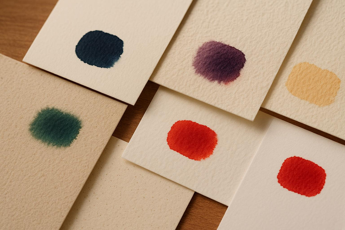 A Ink How Ink Reacts to Different Papers – Fountain Pen Revolution