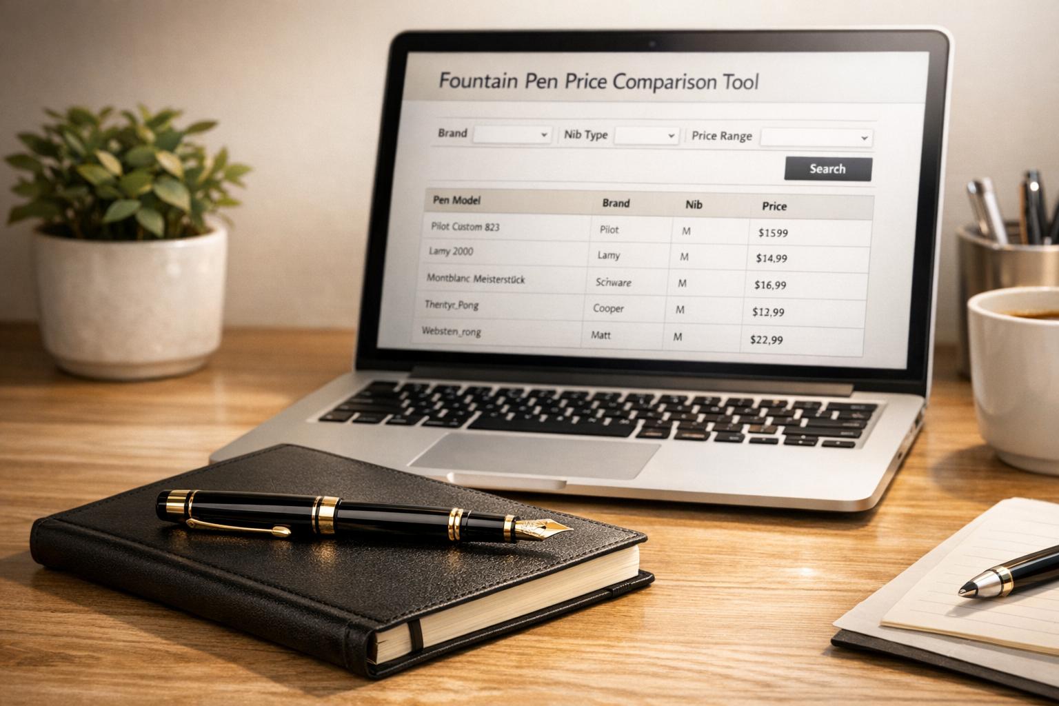Fountain Pen Price Comparison Tool
