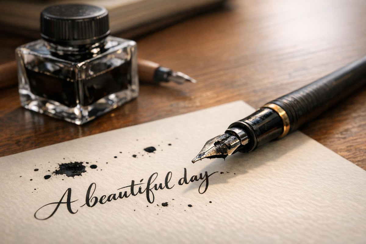 Inkwrite 5 Common Ink Problems in Calligraphy and Solutions – Fountain Pen ...