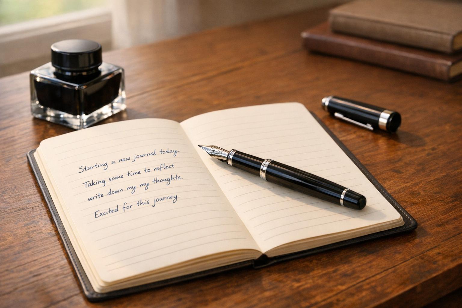How to Start Journaling with Fountain Pens