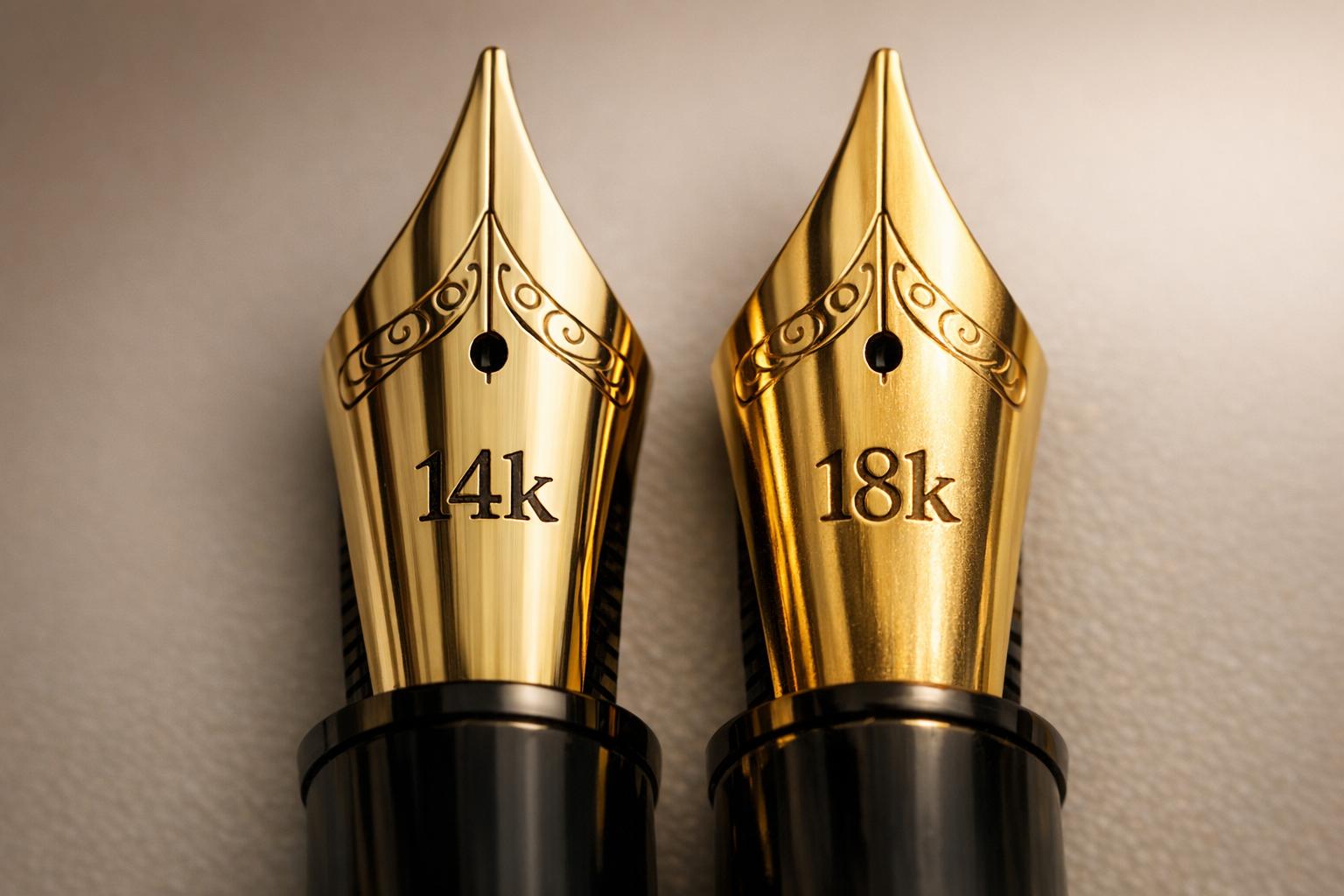 Gold Alloys in Fountain Pens: 14k vs 18k