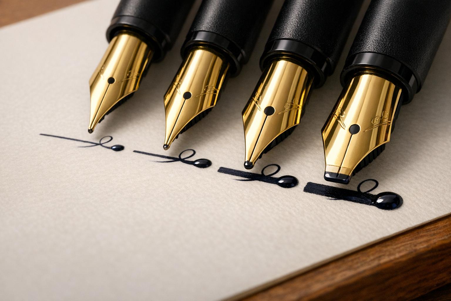 Writing Paper Small How Nib Sizes Affect Handwriting – Fountain Pen Revolution