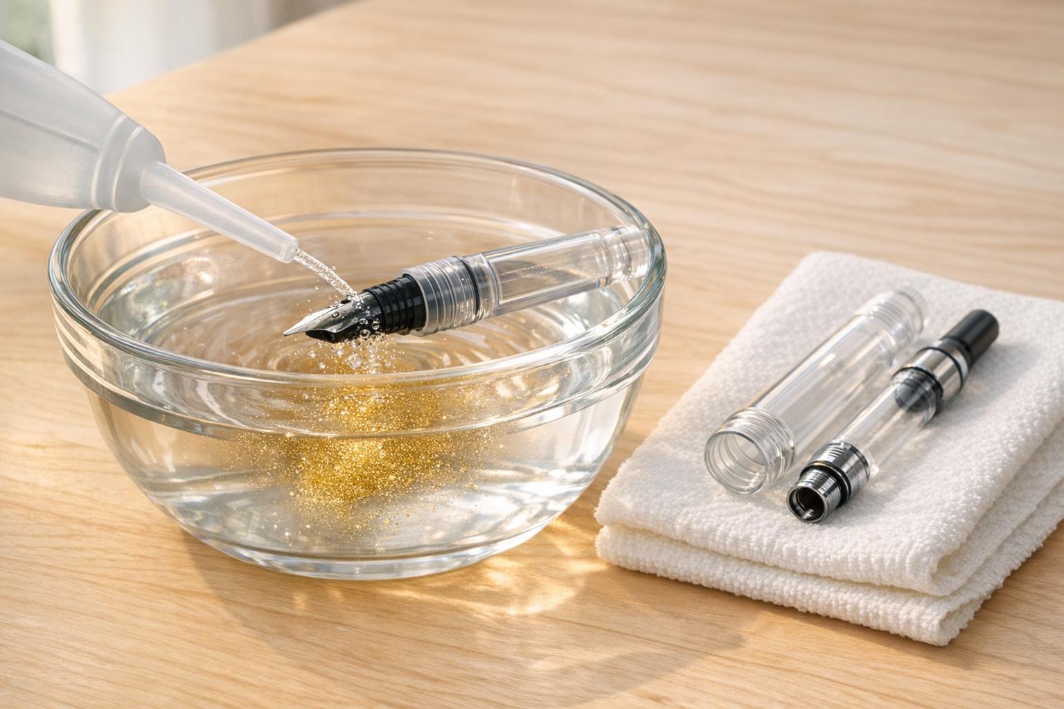 How to Clean Pens After Using Glitter Inks