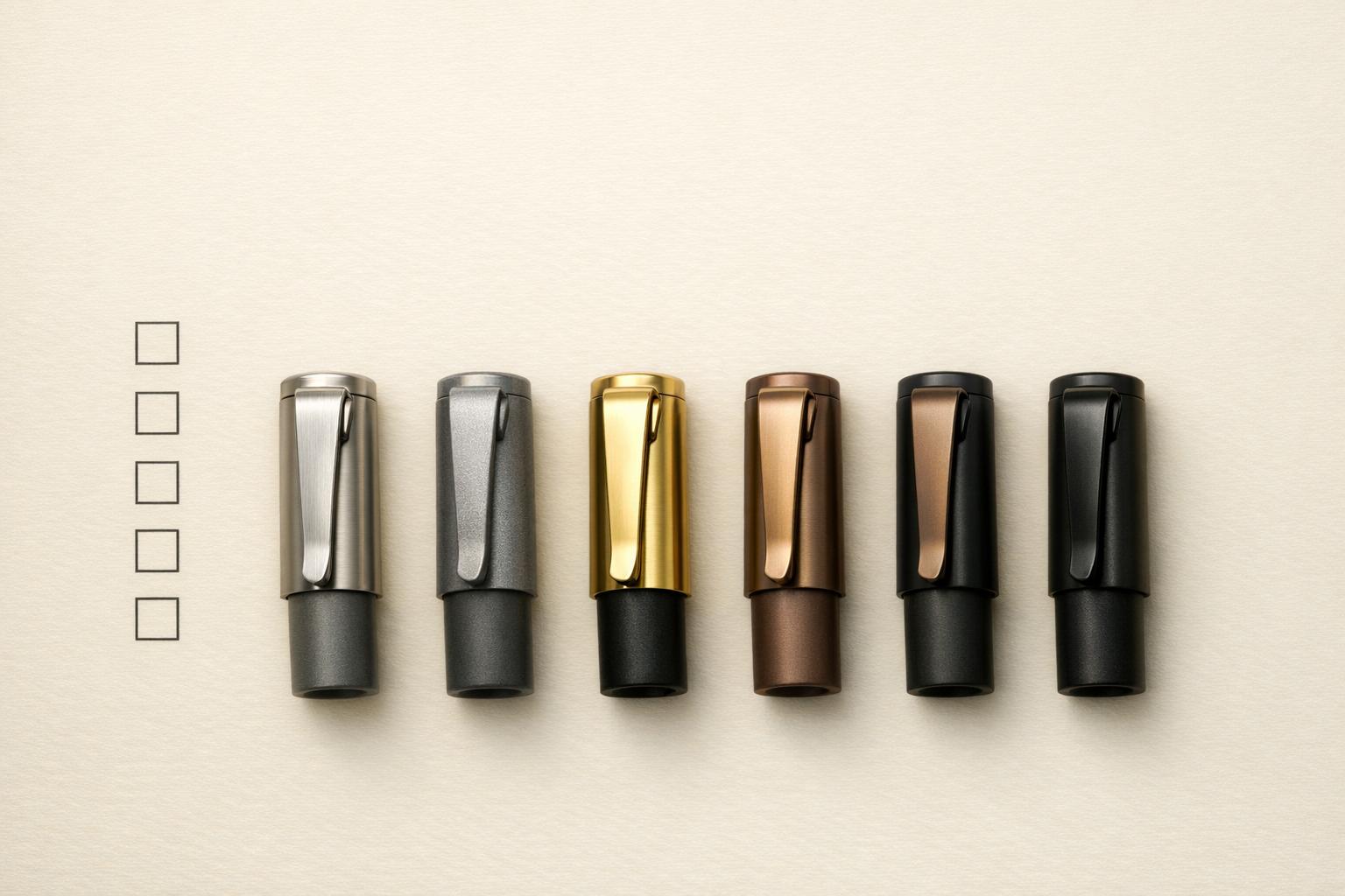 Checklist for Choosing Custom Pen Clips