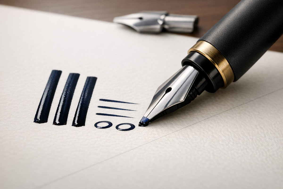 How to Write with Stub and Italic Nibs – Fountain Pen Revolution