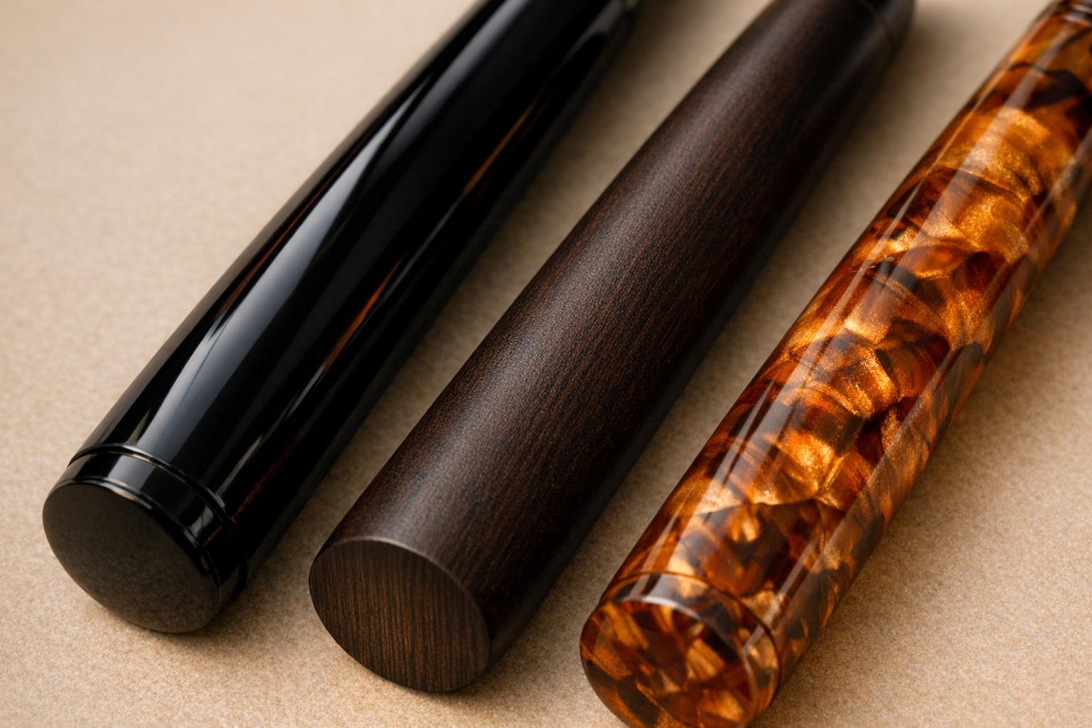 Urushi, Ebonite, Celluloid: Material Guide
