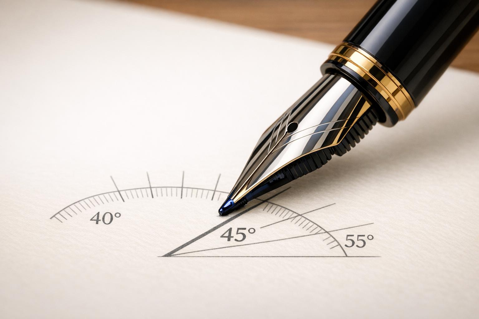 Top 7 Writing Angles for Smooth Fountain Pen Use