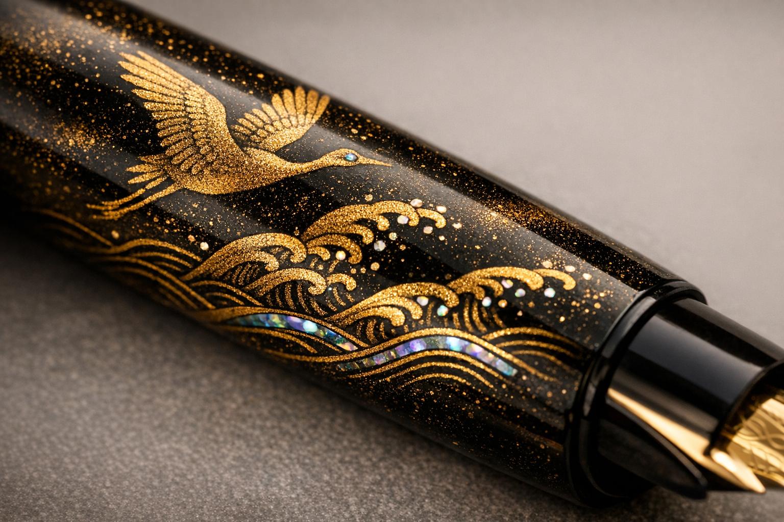 History of Maki-e in Fountain Pens
