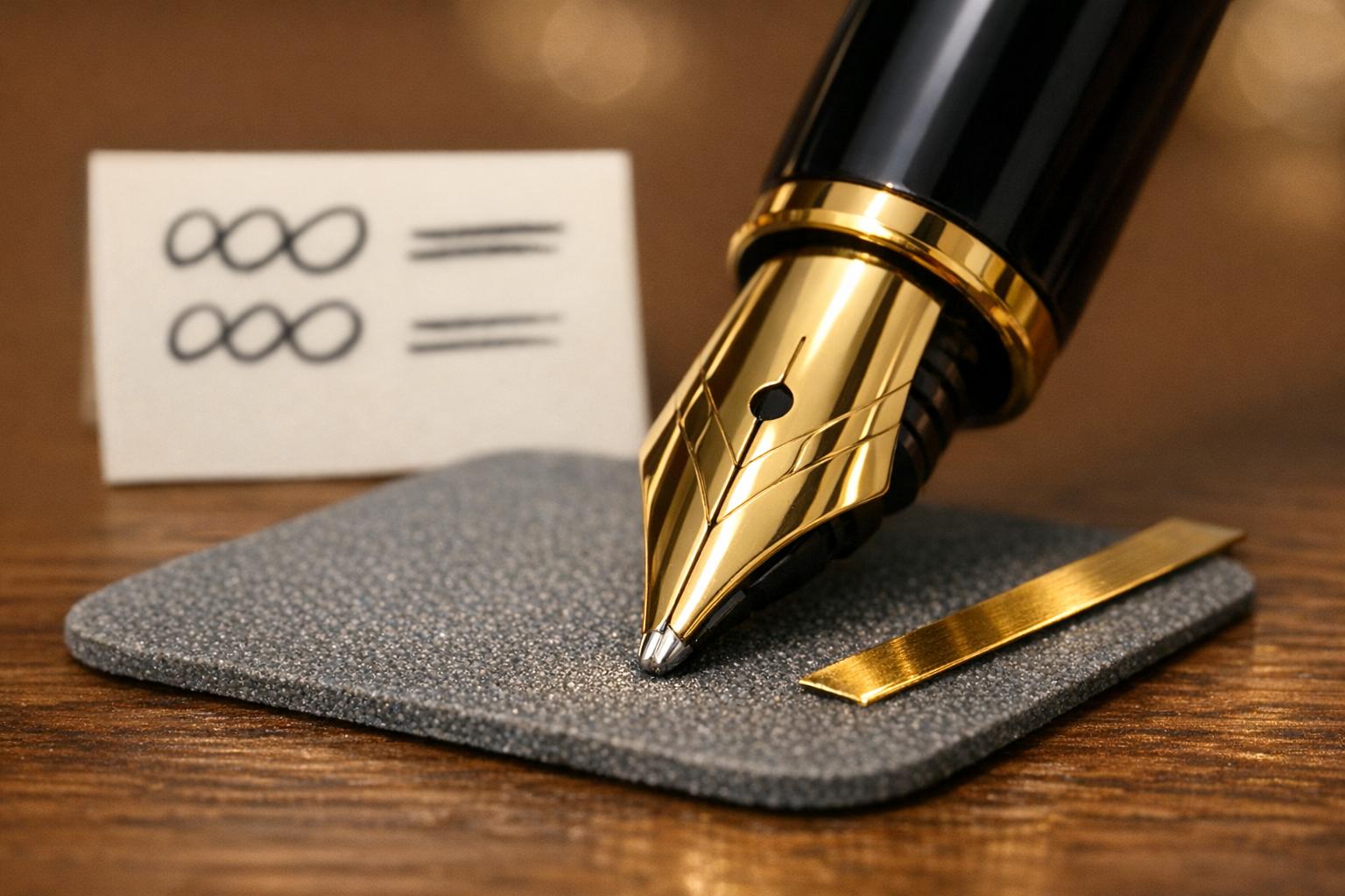 How to Test Fountain Pen Nib Smoothness