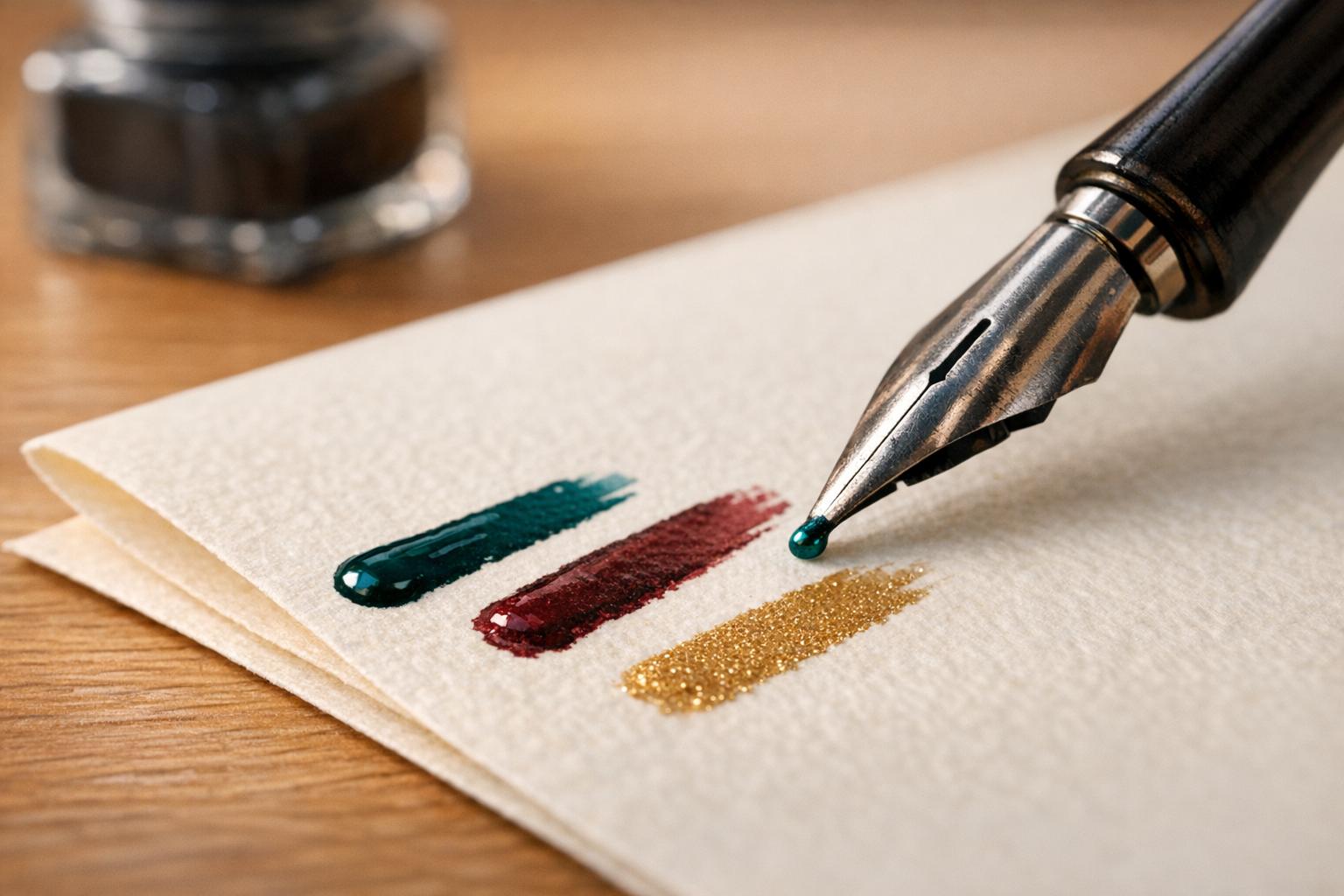 How to Choose Inks for Greeting Card Calligraphy
