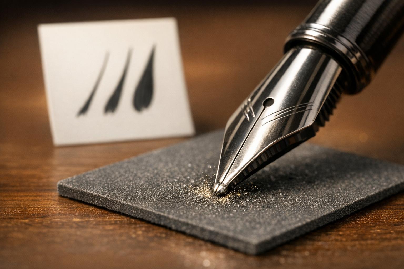 How to Grind Fountain Pen Nibs for Line Variation
