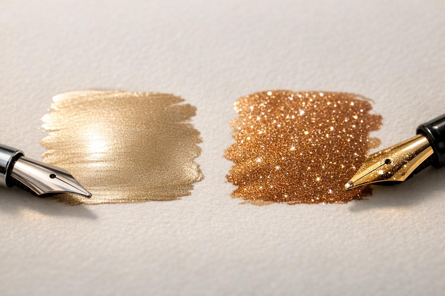 Metallic vs. Shimmer Inks: Key Differences
