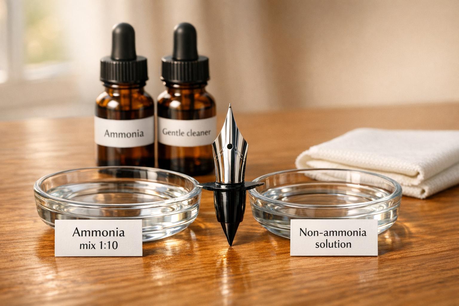 DIY Pen Cleaning: Ammonia vs. Non-Ammonia Solutions