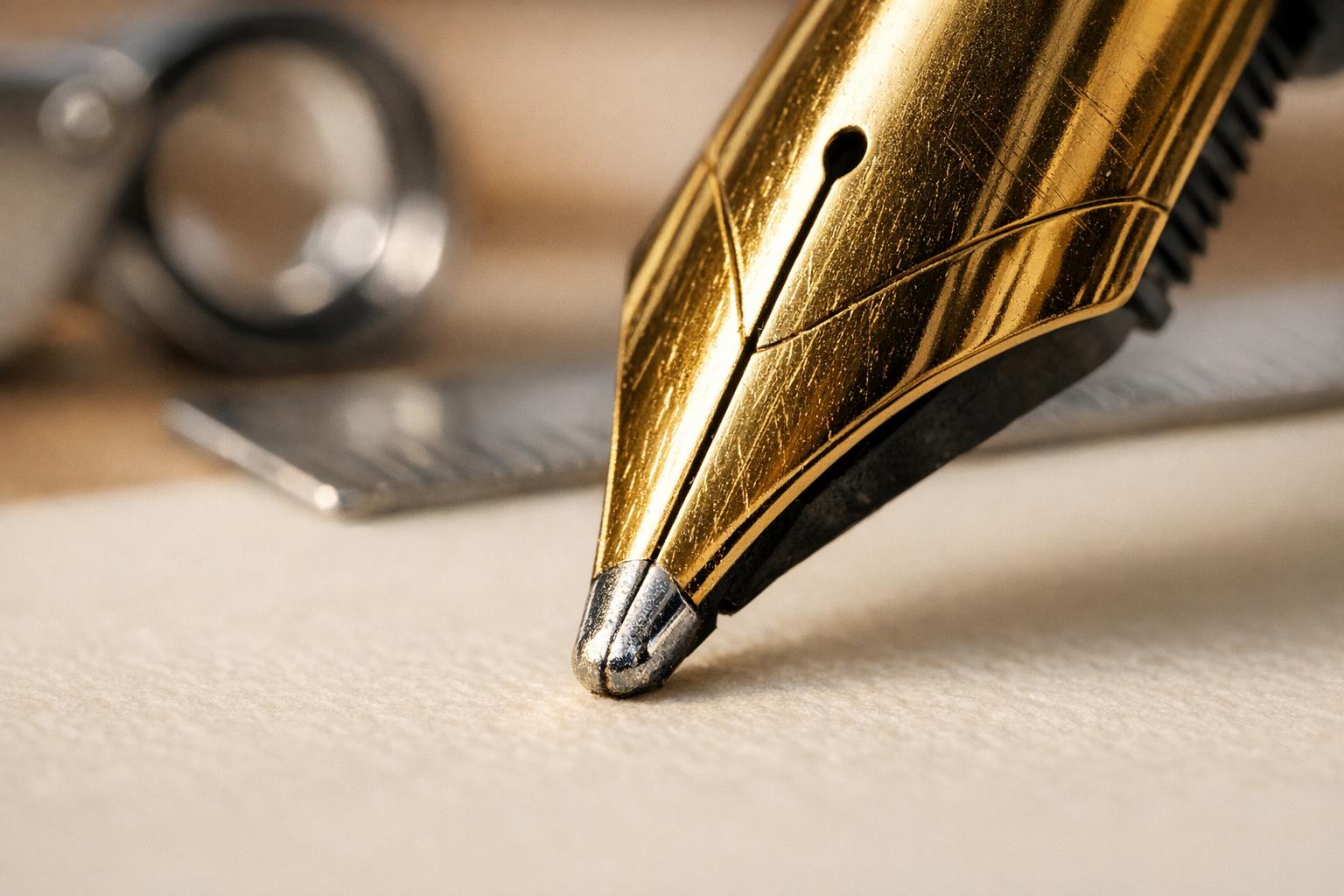 Fountain Pen Nib Wear Checker