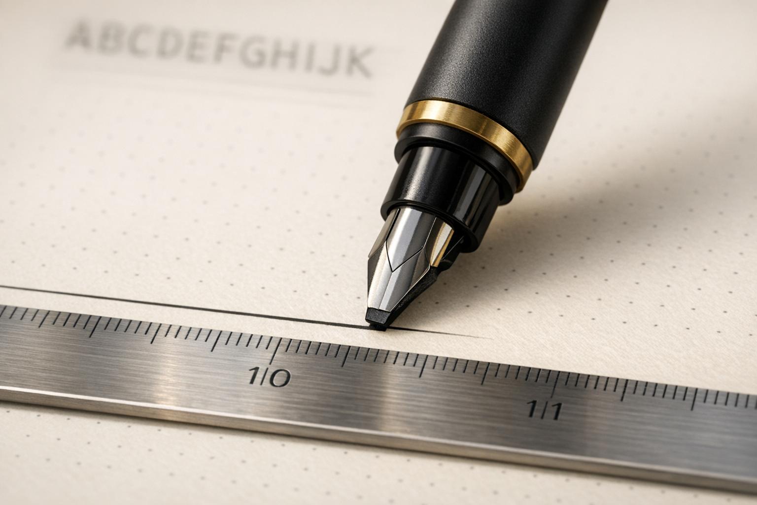 Complete Guide to Architect Nibs for Straight Lines