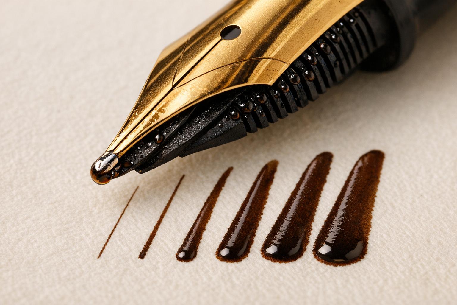 Best Inks for Flex Nibs and Pressure Control