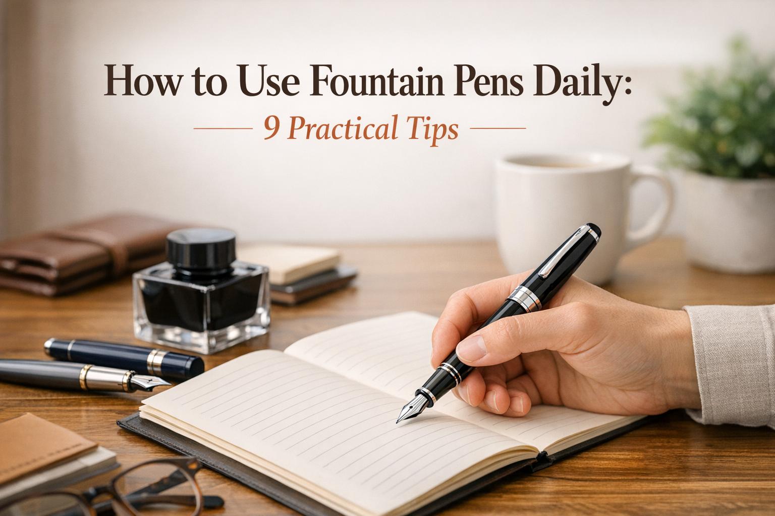 How to Use Fountain Pens Daily: 9 Practical Tips