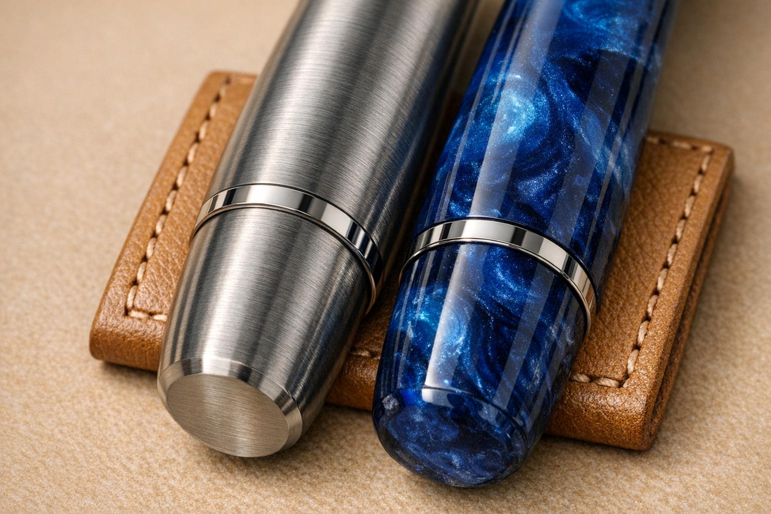 Metal vs Resin: Flagship Pen Materials