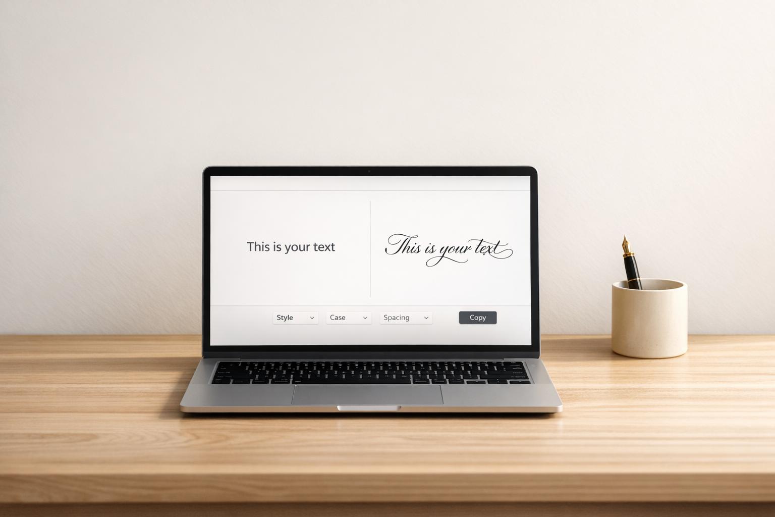 Calligraphy Generator