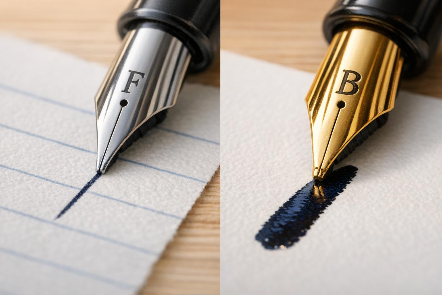 How to Choose Between Fine and Broad Nibs