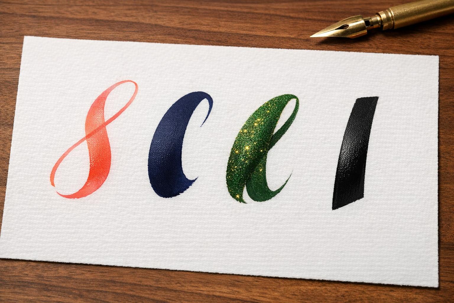 Best Inks for Decorative Lettering Styles