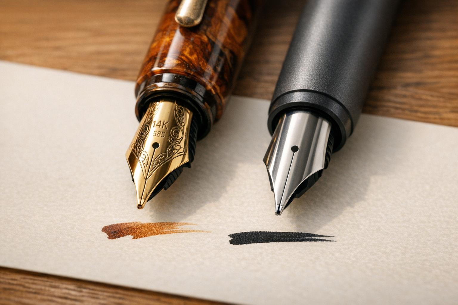 Handmade vs. Factory-Made Fountain Pens
