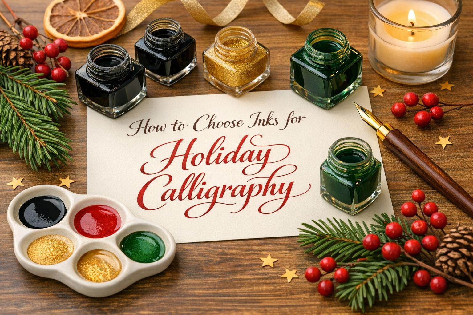 How to Choose Inks for Holiday Calligraphy