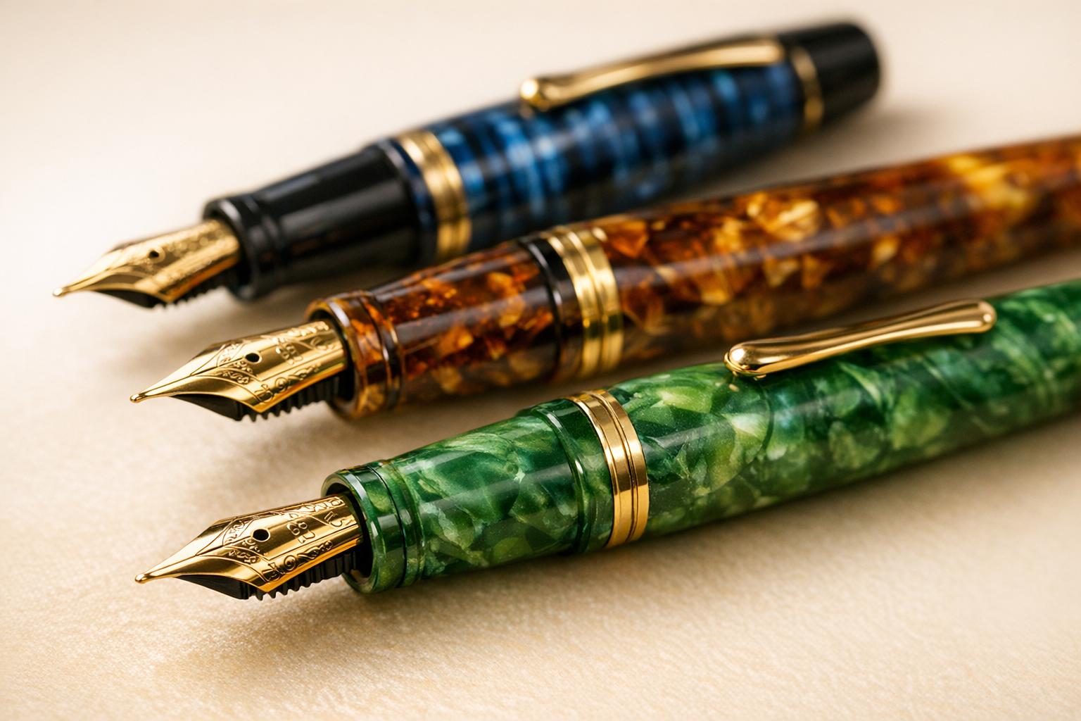 History of Celluloid in Fountain Pens