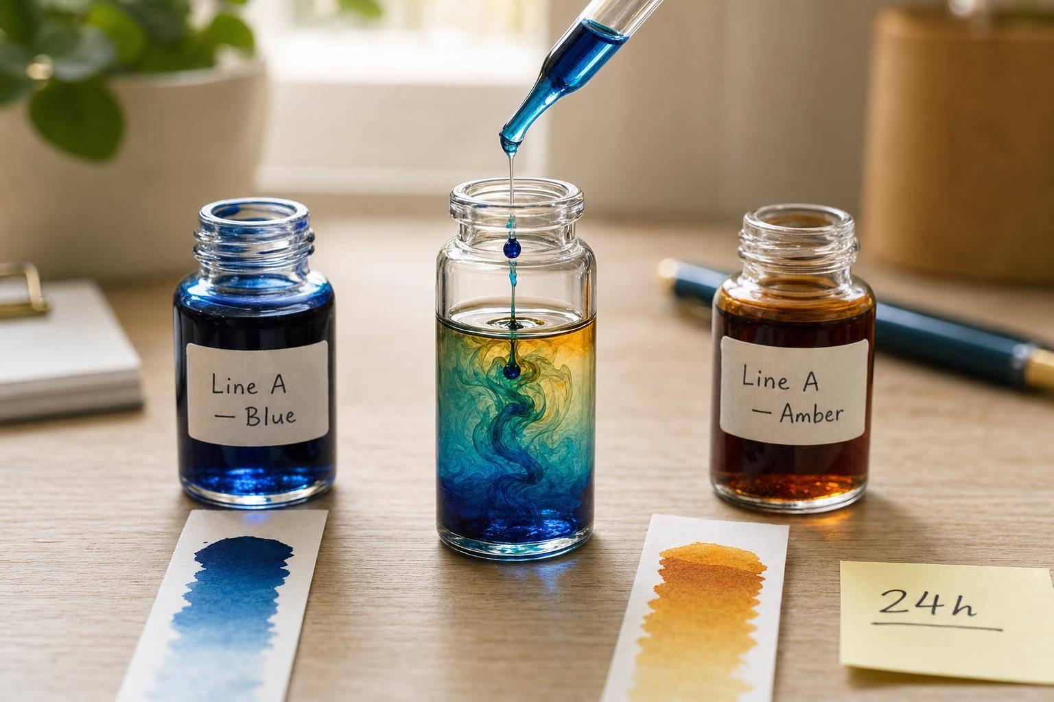 How to Blend Fountain Pen Inks
