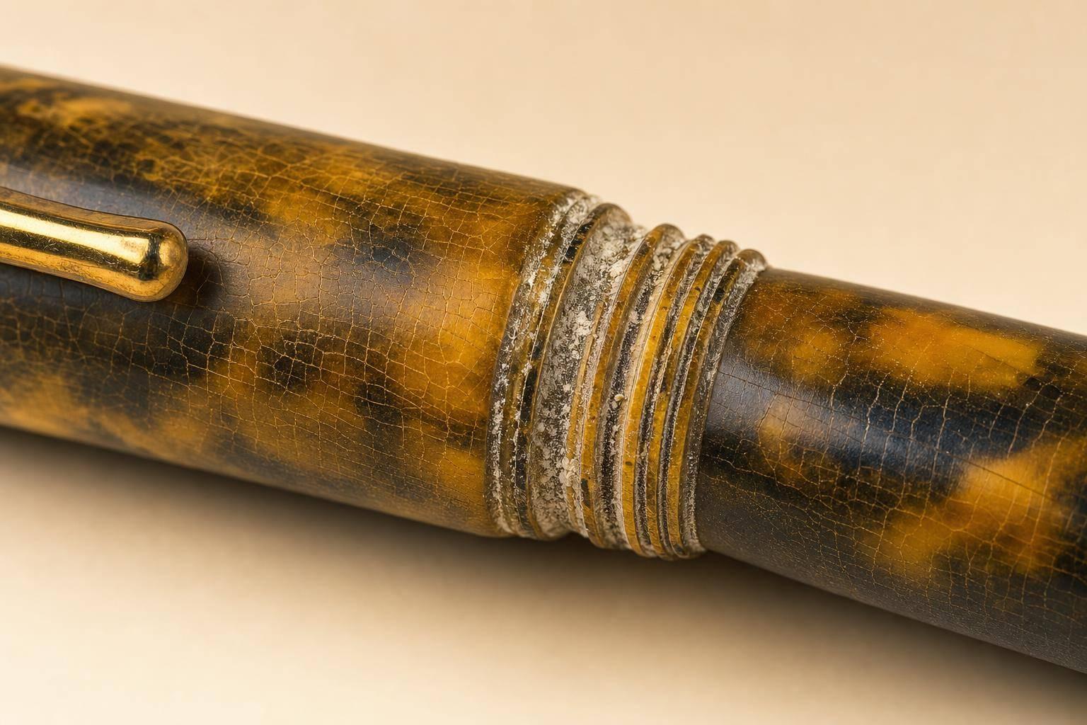 Signs of Celluloid Pen Deterioration