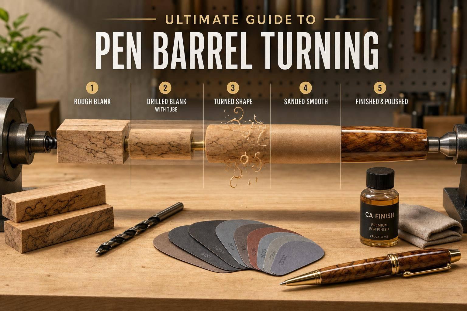 Ultimate Guide to Pen Barrel Turning