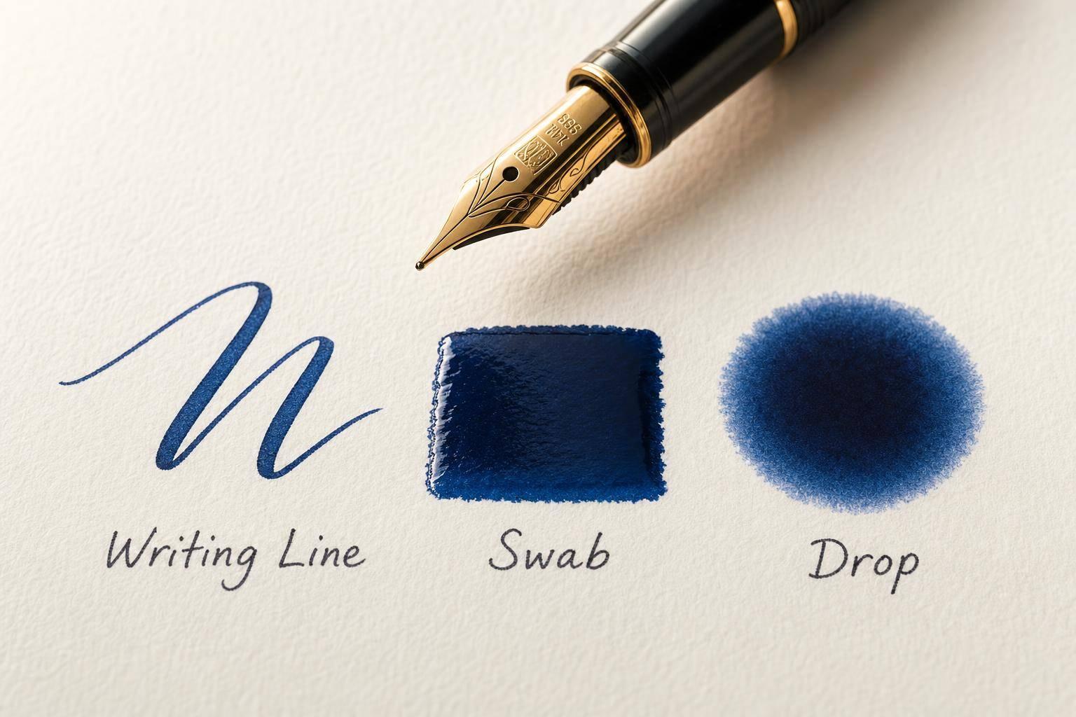 3 Fountain Pen Ink Flow Tests