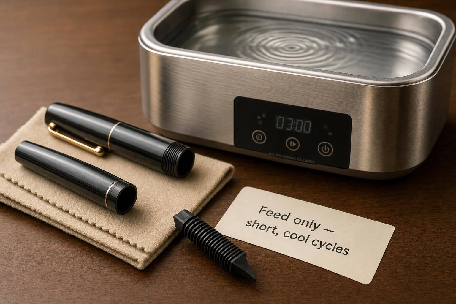 Ultrasonic Cleaner Safe for Ebonite Pens?