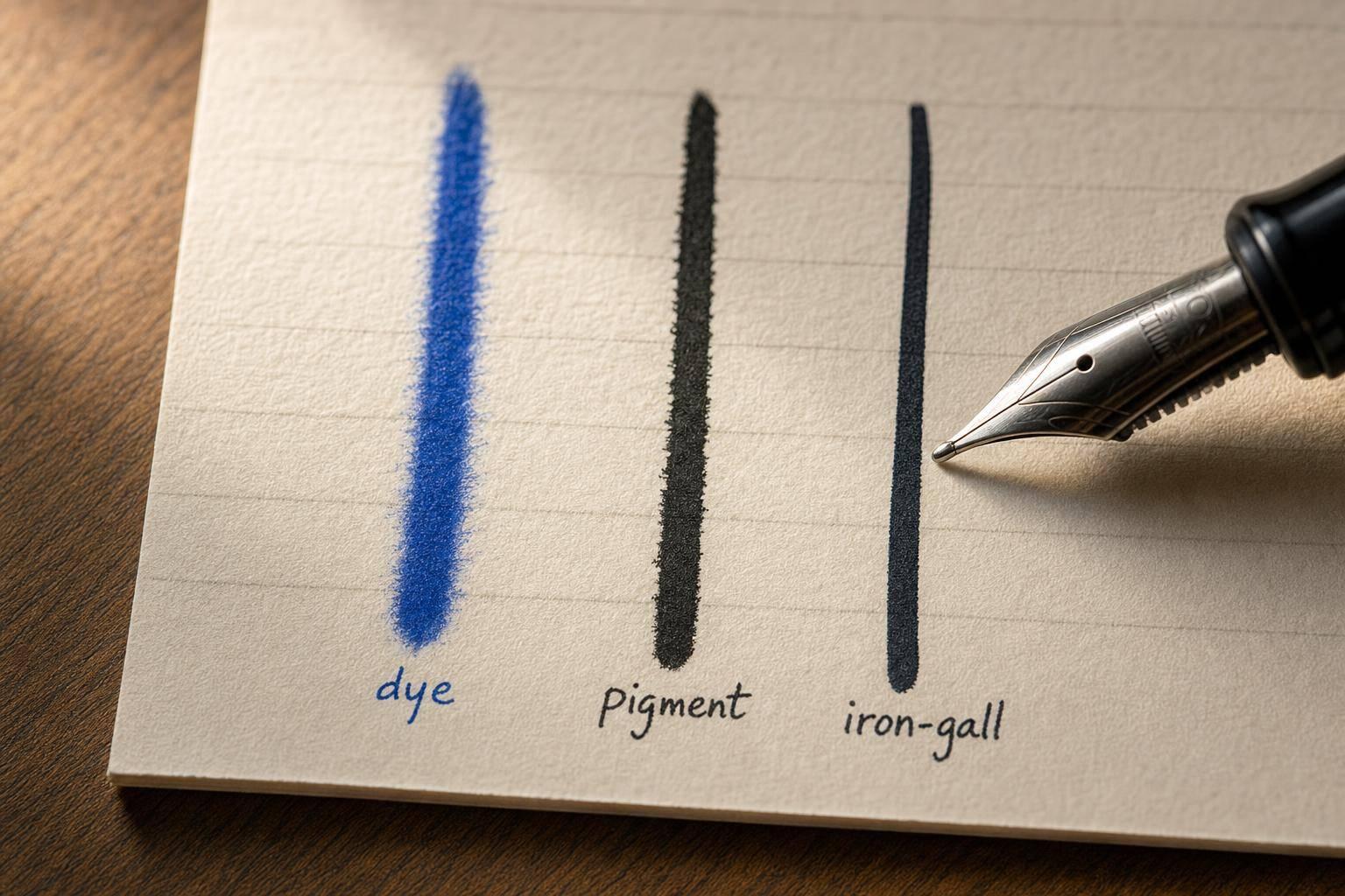 Best Fountain Pen Inks for Less Feathering
