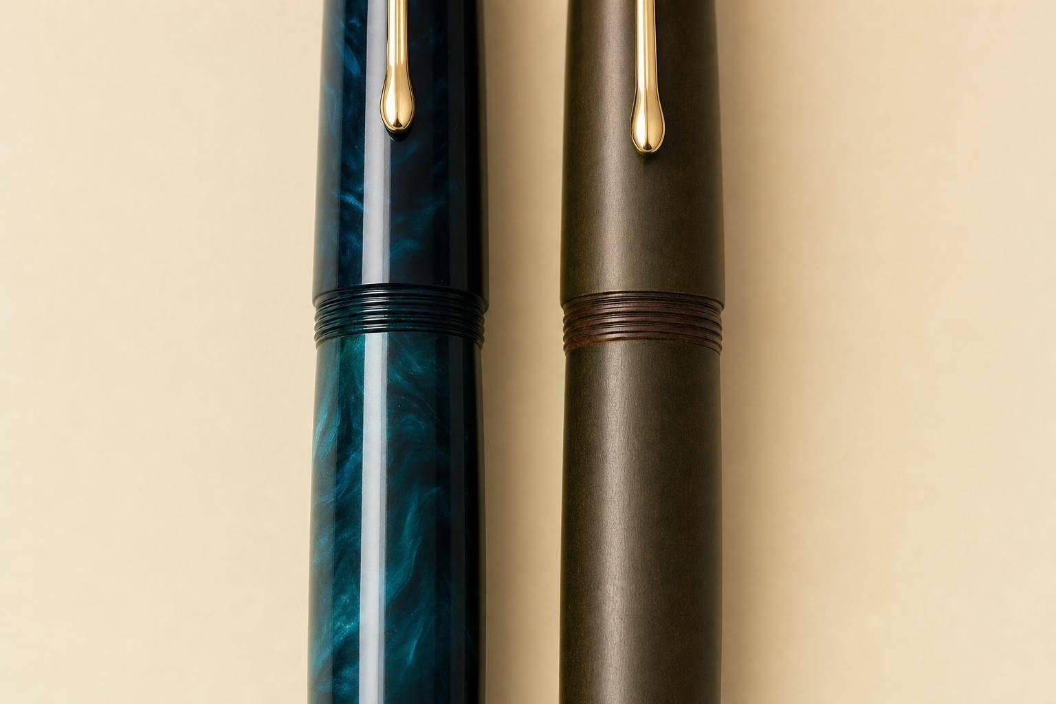 Resin vs Ebonite: Color and Finish Comparison