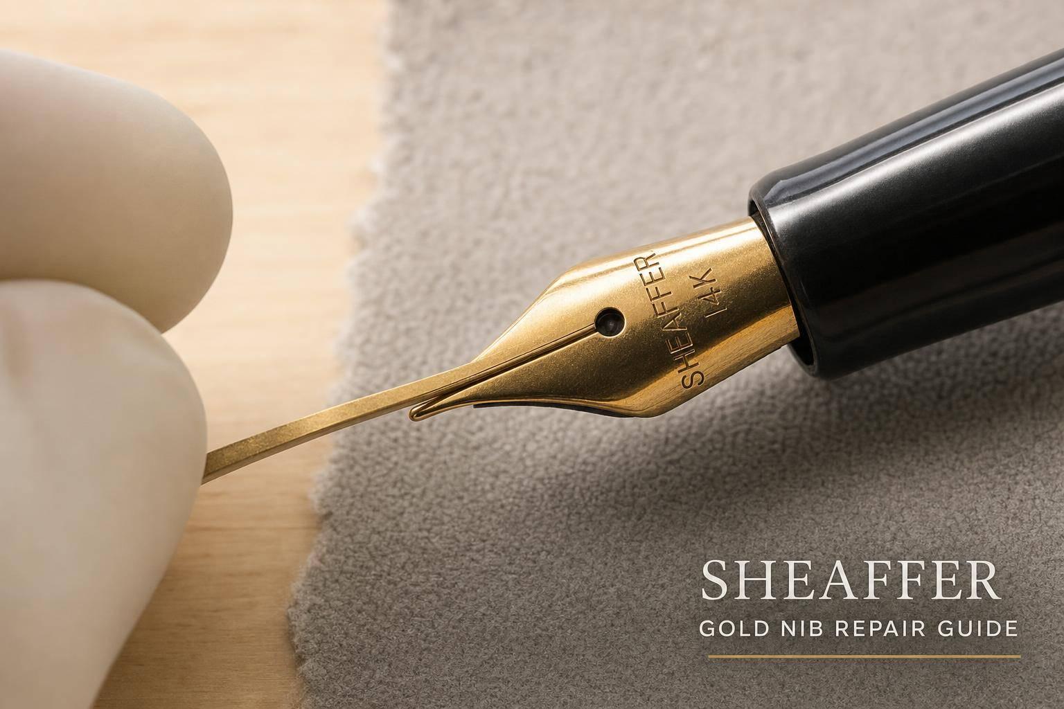 Sheaffer gold nib repair guide